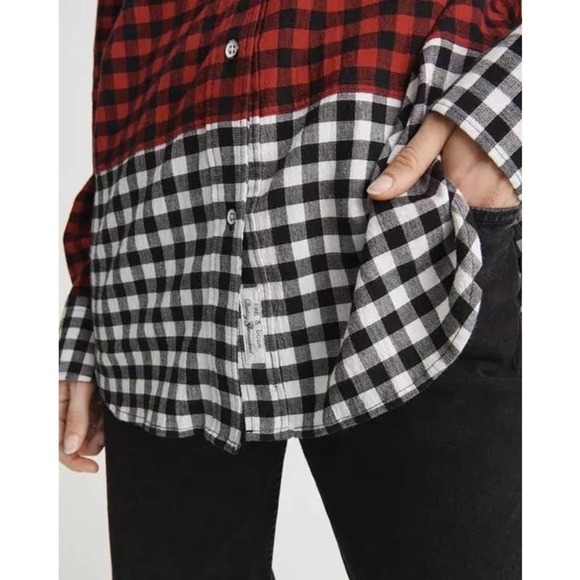 Rag & Bone S Birdie Shirt Gingham Button-Down - Picture 5 of 11